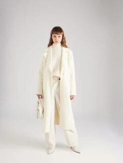 MICHAEL Michael Kors Wollen Mantels Tussenmantel Dames Crème -Dameskleding Verkoop Winkel 8b9ada957f6ff1324ecabae0a9001bcb