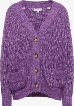 Usha Vesten Oversized Vest Dames Donkerlila