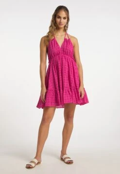 IZIA Zomerjurken Zomerjurk Dames Pink -Dameskleding Verkoop Winkel 8c99465e54a985c163afaaaf4e00d61a