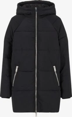 Y.A.S Gewatteerde Jassen Winterjas Dames Zwart