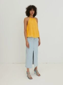 EDITED Spaghetti Tops Top Kyra Dames Oranje -Dameskleding Verkoop Winkel 8e542be44775dc2cd7abc295c1ceea46