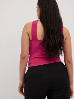NA-KD Tops Top Dames Pink -Dameskleding Verkoop Winkel 8ee7b839b21e431c5dc95a5ae5d96572