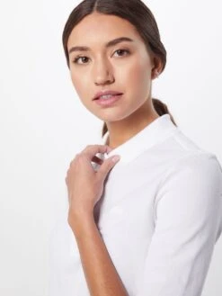 Lacoste Polos Shirt CHEMISE COL BORD-COTES MA Dames Wit -Dameskleding Verkoop Winkel 9035fb24d9f3a61a55f1f63ece9b9be1