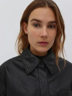 EDITED Leren Jassen Tussenjas Orlando Dames Zwart -Dameskleding Verkoop Winkel 91043f04e9d608164bf677cd25c66dd6