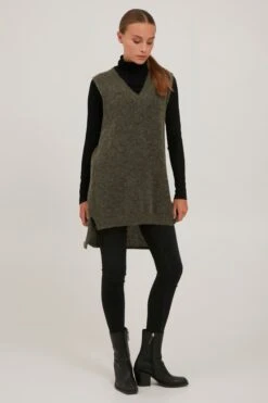 Truien Zonder Mouwen Trui PZASTRID Dames Groen -Dameskleding Verkoop Winkel 91d336215ba37d2430aa741369096d0b