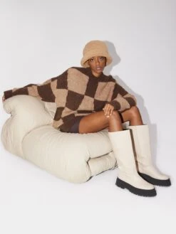 Lange Truien Trui Meline Dames Pueblo / Lichtbruin -Dameskleding Verkoop Winkel 925508a61aa6c5489a10ad4d35f82063