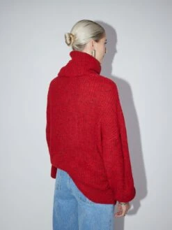 Coltruien Oversized Trui Juna Dames Rood -Dameskleding Verkoop Winkel 92565953d8fc93a77da9e592fd363fdd