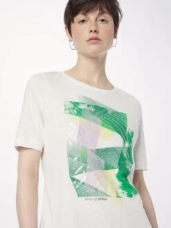 Gerry Weber T-shirts Shirt Dames Offwhite -Dameskleding Verkoop Winkel 92f3c97d33844b210b3cc851ba874ef1