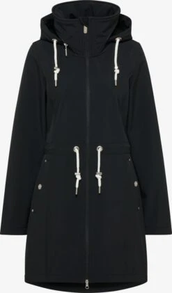 Regenmantels Functionele Mantel Dames Zwart