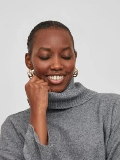 Vila Truien Trui Dames Grijs -Dameskleding Verkoop Winkel 938fe7ffe81f671832460e912427651d