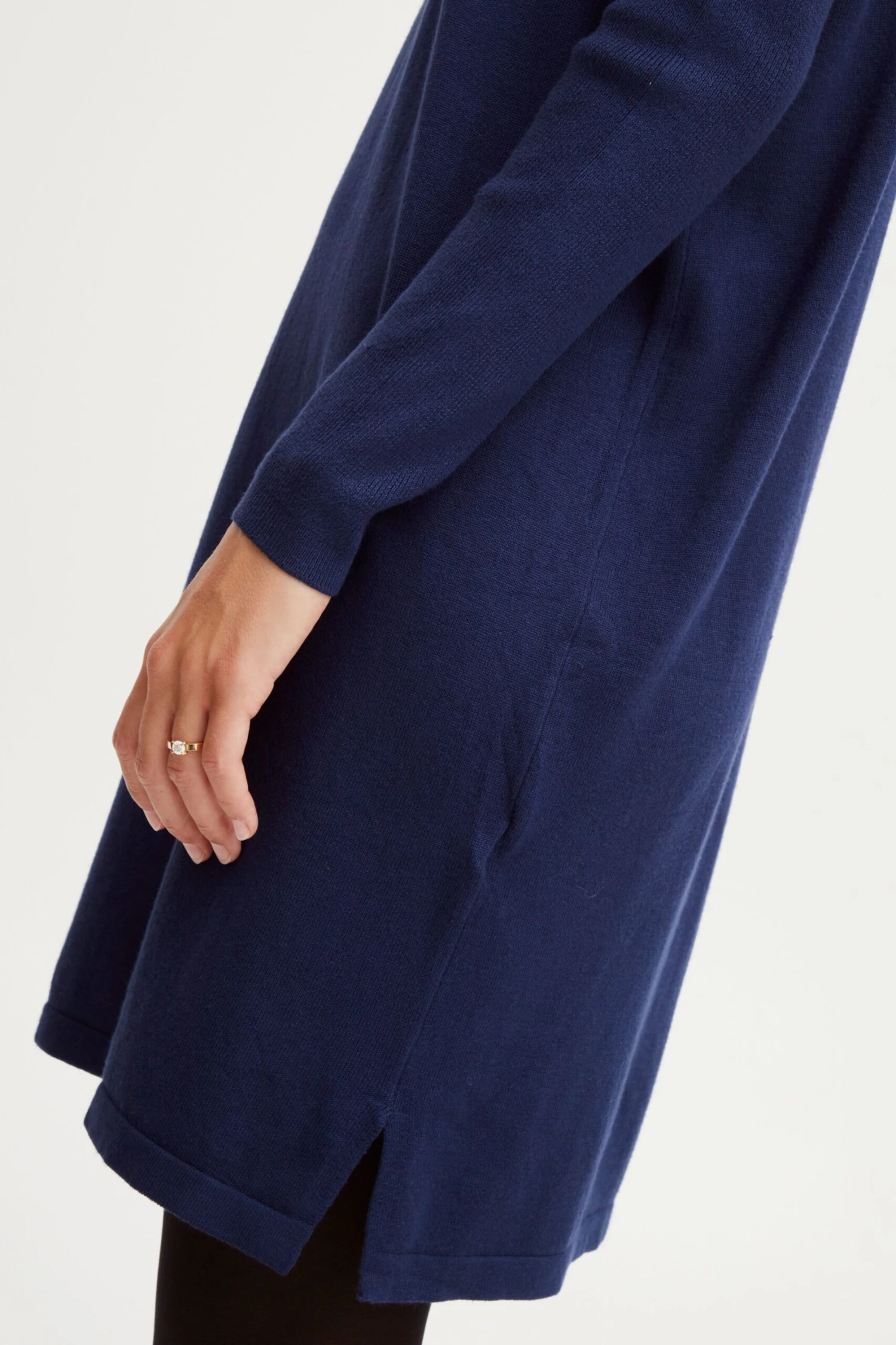 Fransa Lange Truien Trui BLUME Dames Blauw / Navy 8 Fransa Lange Truien Trui BLUME Dames Blauw / Navy - Afbeelding 6