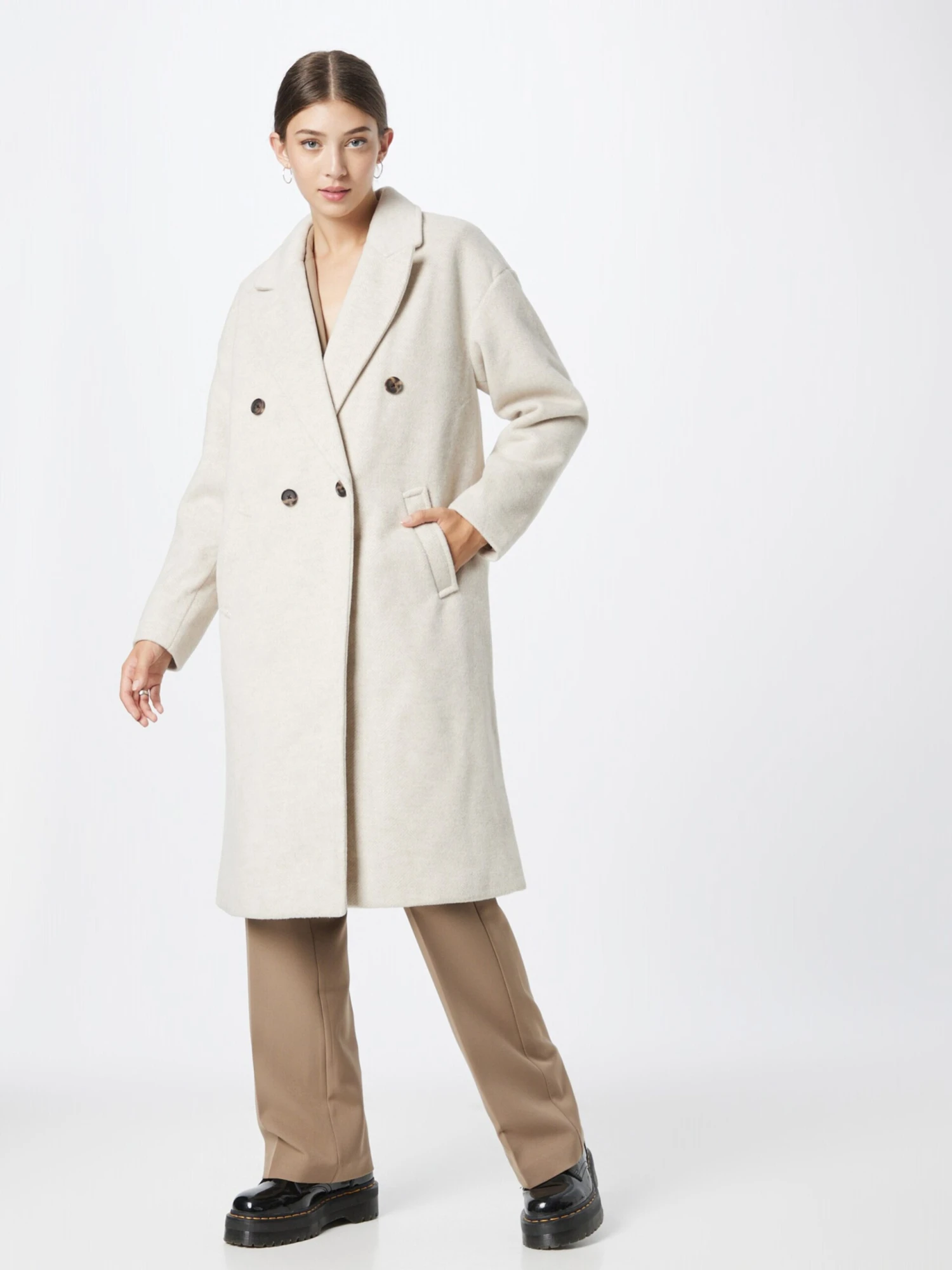 Vero Moda Tussenmantels Tussenmantel ISABEL Dames Crème 7 Vero Moda Tussenmantels Tussenmantel ISABEL Dames Crème - Afbeelding 5