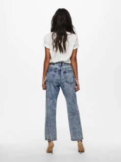 ONLY Mom Jeans Loosefit Jeans ONLFINE LIFE Dames Blauw -Dameskleding Verkoop Winkel 95bba15800587f59e0065e87f48836dc