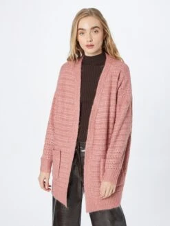 ONLY Vesten Gebreid Vest NEW CHUNKY Dames Oudroze -Dameskleding Verkoop Winkel 96c8a8a6cc5cac19b7413419affc9c12