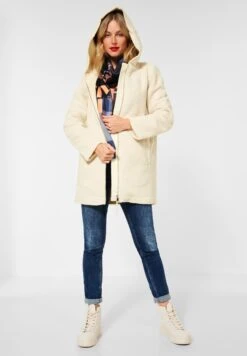 STREET ONE Wintermantels Wintermantel Dames Crème -Dameskleding Verkoop Winkel 976d89d25d92e554ba5e82f65baf7364