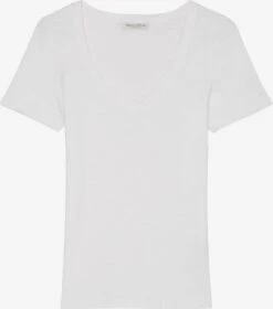 Marc O'Polo T-shirts Shirt Dames Wit Gemêleerd