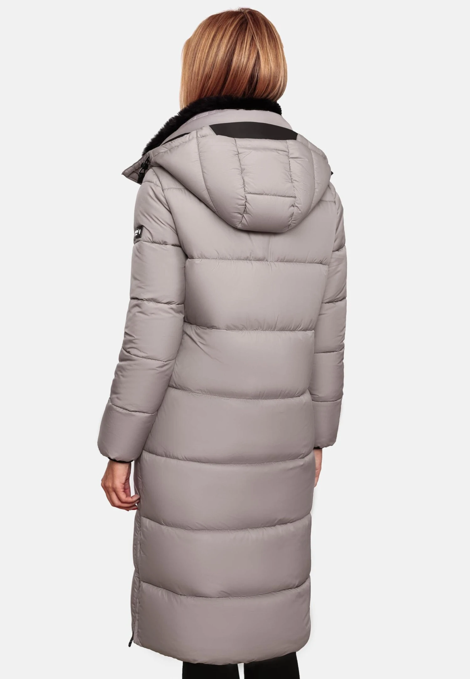 Marikoo Wintermantels Wintermantel Dames Grijs 10 Marikoo Wintermantels Wintermantel Dames Grijs - Afbeelding 8