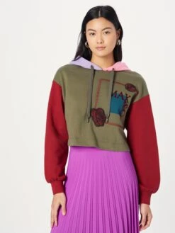 MAX & Co. Hoodies Sweatshirt WIKLOW Dames Kaki -Dameskleding Verkoop Winkel 988fc0e7ec36844fa135a7666c78c4c7