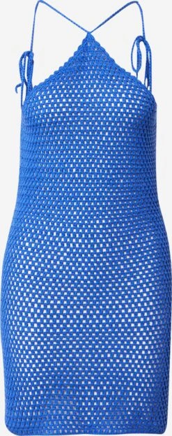 NA-KD Strandjurkjes Strandjurk Melissa Dames Royal Blue/koningsblauw