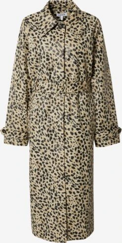 EDITED Trenchcoats Tussenmantel Minna Dames Bruin / Zwart