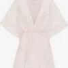 Ponchos & Kimonos Kimono Dames Lichtroze / Wit -Dameskleding Verkoop Winkel 9cfbc0a2aeb743c1f80d23cb294e3bf3