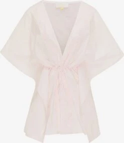 Ponchos & Kimonos Kimono Dames Lichtroze / Wit