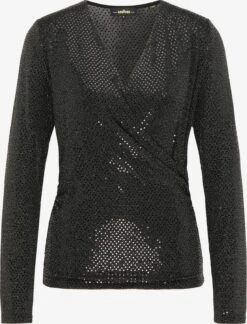 Longsleeves Shirt Dames Zwart