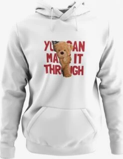 Hoodies Sweatshirt Dames Wit