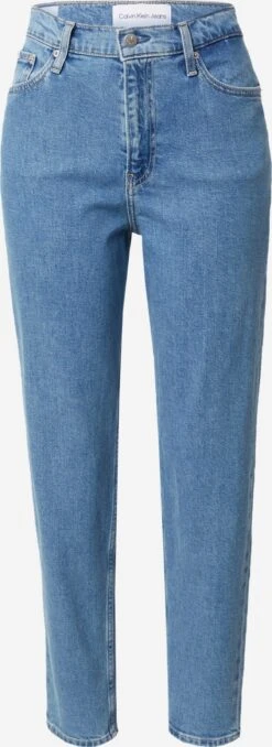 Calvin Klein Jeans Boyfriend Tapered Jeans Dames Blauw