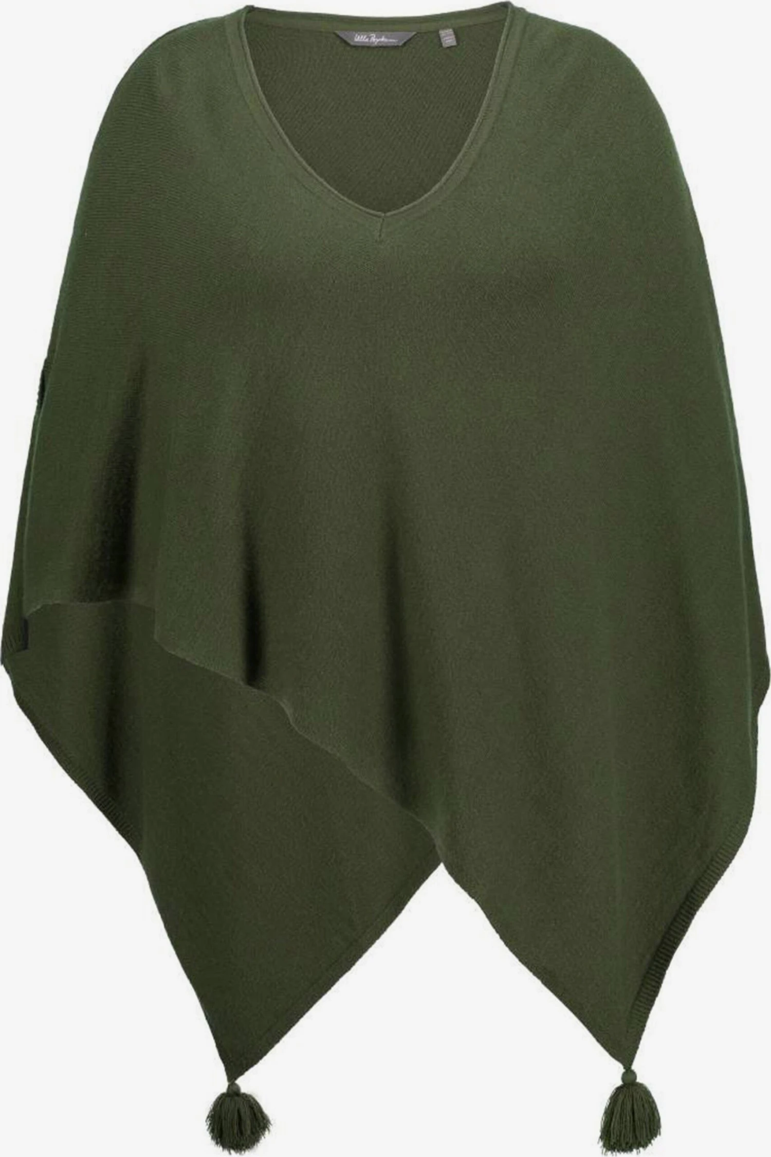 Ulla Popken Ponchos & Kimonos Cape Dames Kaki 3 Ulla Popken Ponchos & Kimonos Cape Dames Kaki