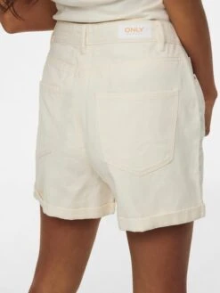 ONLY Denim Shorts Loosefit Jeans Dames Beige -Dameskleding Verkoop Winkel a03c55e1564376158752e87ddde7dbdf