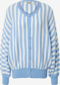 Vesten Gebreid Vest Dames Hemelsblauw