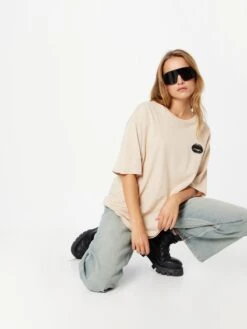 LTB Oversized Shirts Oversized Shirt MEZODO Dames Beige -Dameskleding Verkoop Winkel a22df44a22f42a35458c5924adea7442