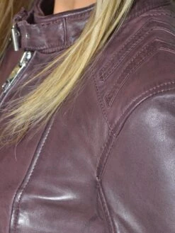 Maze Leren Jassen Tussenjas Lindsay Dames Kersrood -Dameskleding Verkoop Winkel a22f53ec082825b019cdde1e59a01613