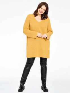 Oversized Truien Oversized Trui Dames Geel -Dameskleding Verkoop Winkel a253d6d7ad43ed1fa718bd9b88d0deb9