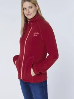 Outdoor Jassen Fleece Jas Dames Karmijnrood -Dameskleding Verkoop Winkel a28ff1f868142a02594fa6767fc9813c