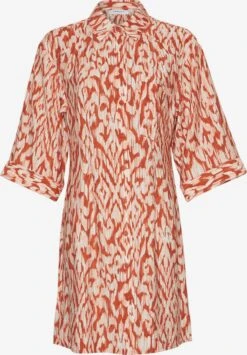 MOSS COPENHAGEN Blousejurken Blousejurk Orlena Ladonna Dames Taupe