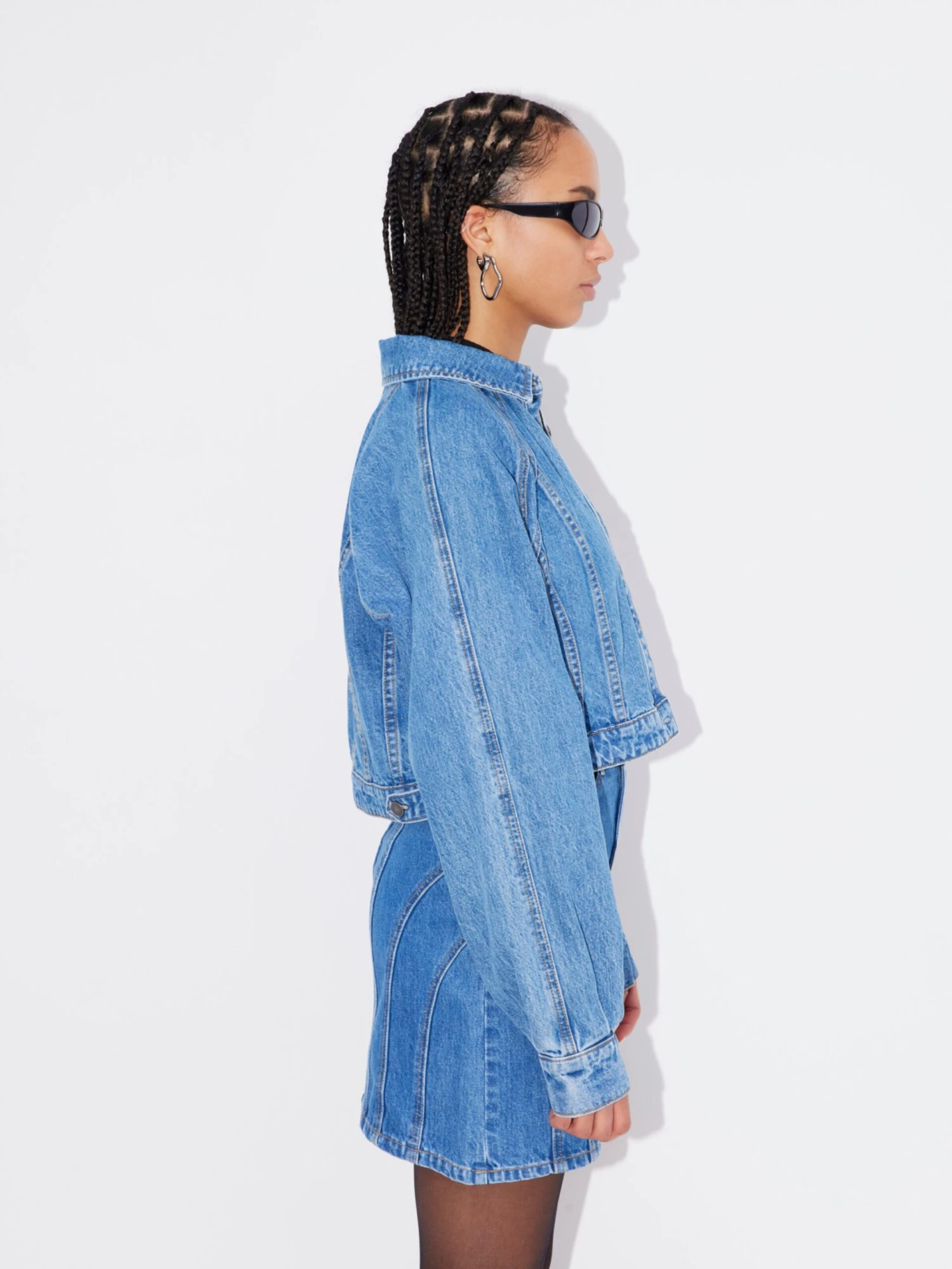 Spijkerjasjes Tussenjas Daline Dames Blauw 6 Spijkerjasjes Tussenjas Daline Dames Blauw - Afbeelding 4