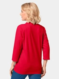 GOLDNER Polos Shirt Dames Rood 10 GOLDNER Polos Shirt Dames Rood -Dameskleding Verkoop Winkel a465b22df93840a1ffe57b8dff913612