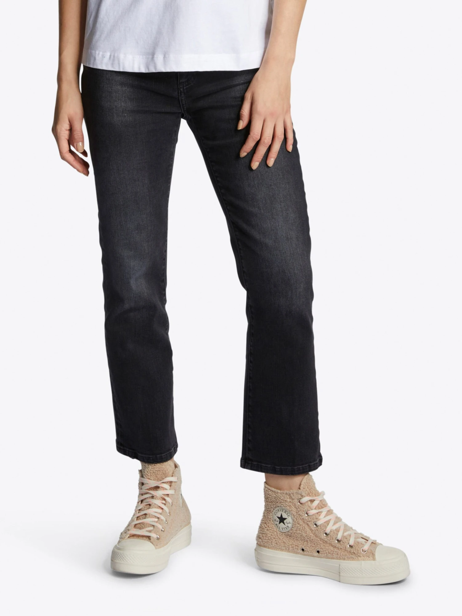 Rich&royal Bootcut Flared Jeans Dames Zwart 4 Rich&royal Bootcut Flared Jeans Dames Zwart - Afbeelding 2