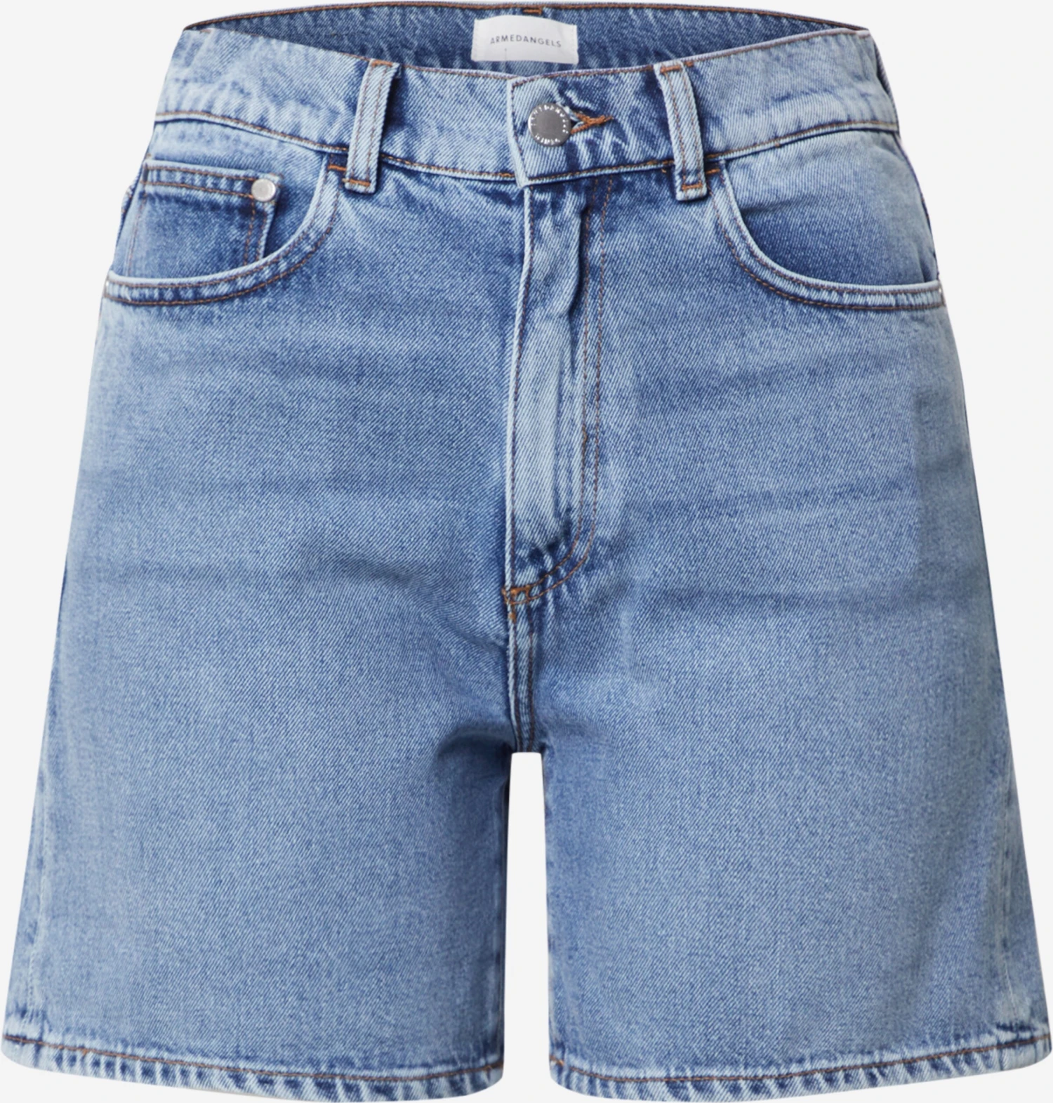 Armedangels Denim Shorts Regular Jeans Silva Dames Blauw 3 Armedangels Denim Shorts Regular Jeans Silva Dames Blauw