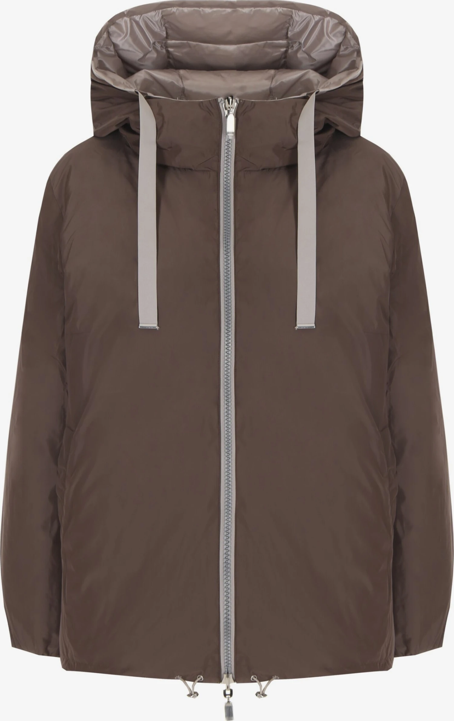 Winterjassen Winterjas Dames Grijs 4 Winterjassen Winterjas Dames Grijs - Afbeelding 2