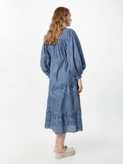 WAREHOUSE Blousejurken Blousejurk Dames Smoky Blue -Dameskleding Verkoop Winkel a59016d07632888068099cf28b3e2c21