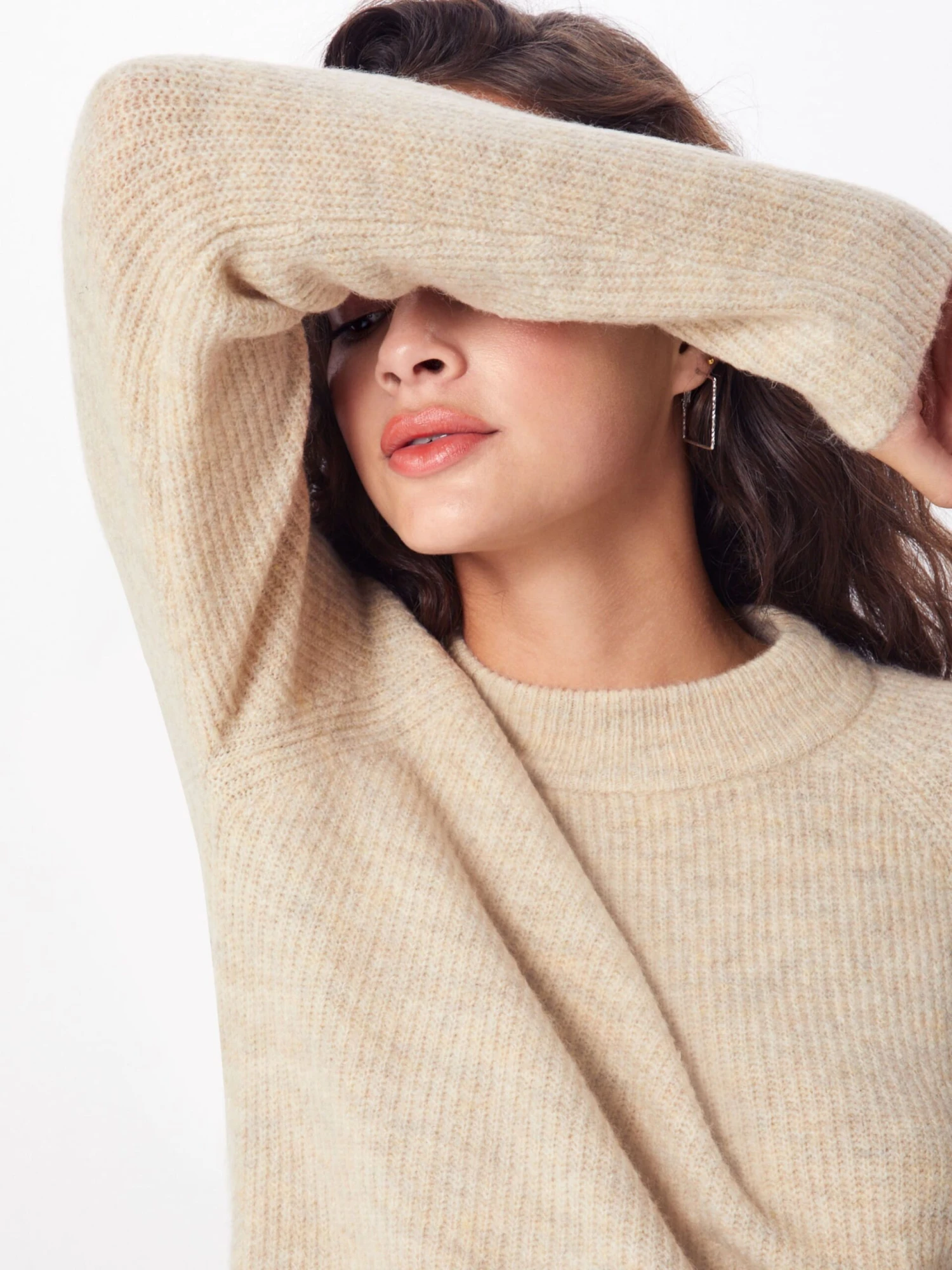 Pieces Fijngebreide Truien Trui Ellen Dames Crème 8 Pieces Fijngebreide Truien Trui Ellen Dames Crème - Afbeelding 6