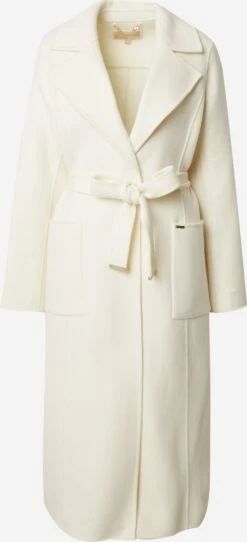 MICHAEL Michael Kors Wollen Mantels Tussenmantel Dames Crème