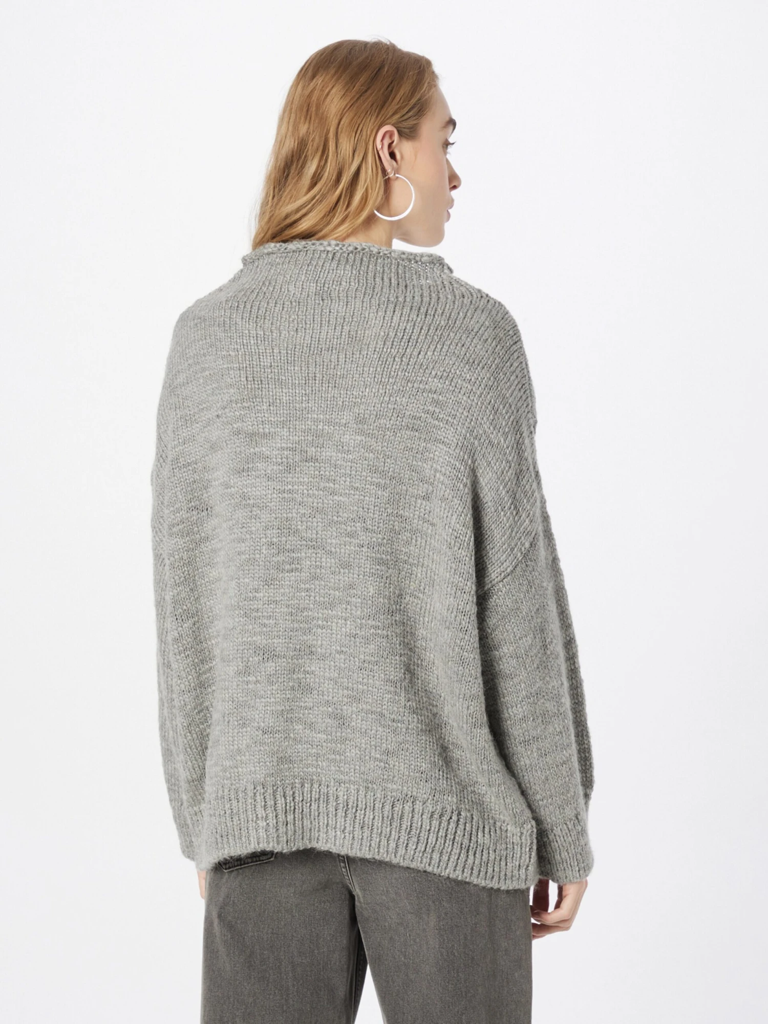 United Colors Of Benetton Fijngebreide Truien Trui Dames Grijs 6 United Colors Of Benetton Fijngebreide Truien Trui Dames Grijs - Afbeelding 4
