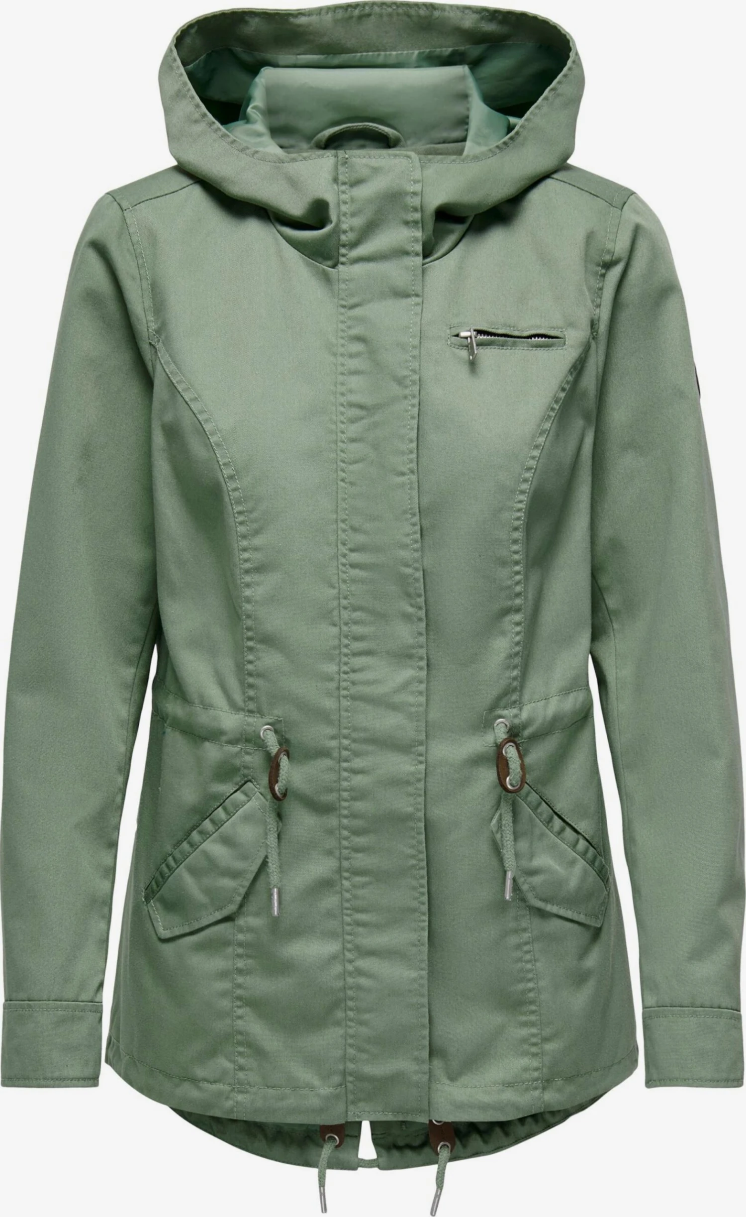 ONLY Parkas Tussenparka Lorca Dames Olijfgroen 3 ONLY Parkas Tussenparka Lorca Dames Olijfgroen
