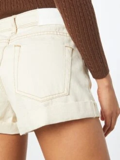 Glamorous Denim Shorts Regular Jeans Dames Ecru -Dameskleding Verkoop Winkel a89780696aefa654ce566c9b0073735a