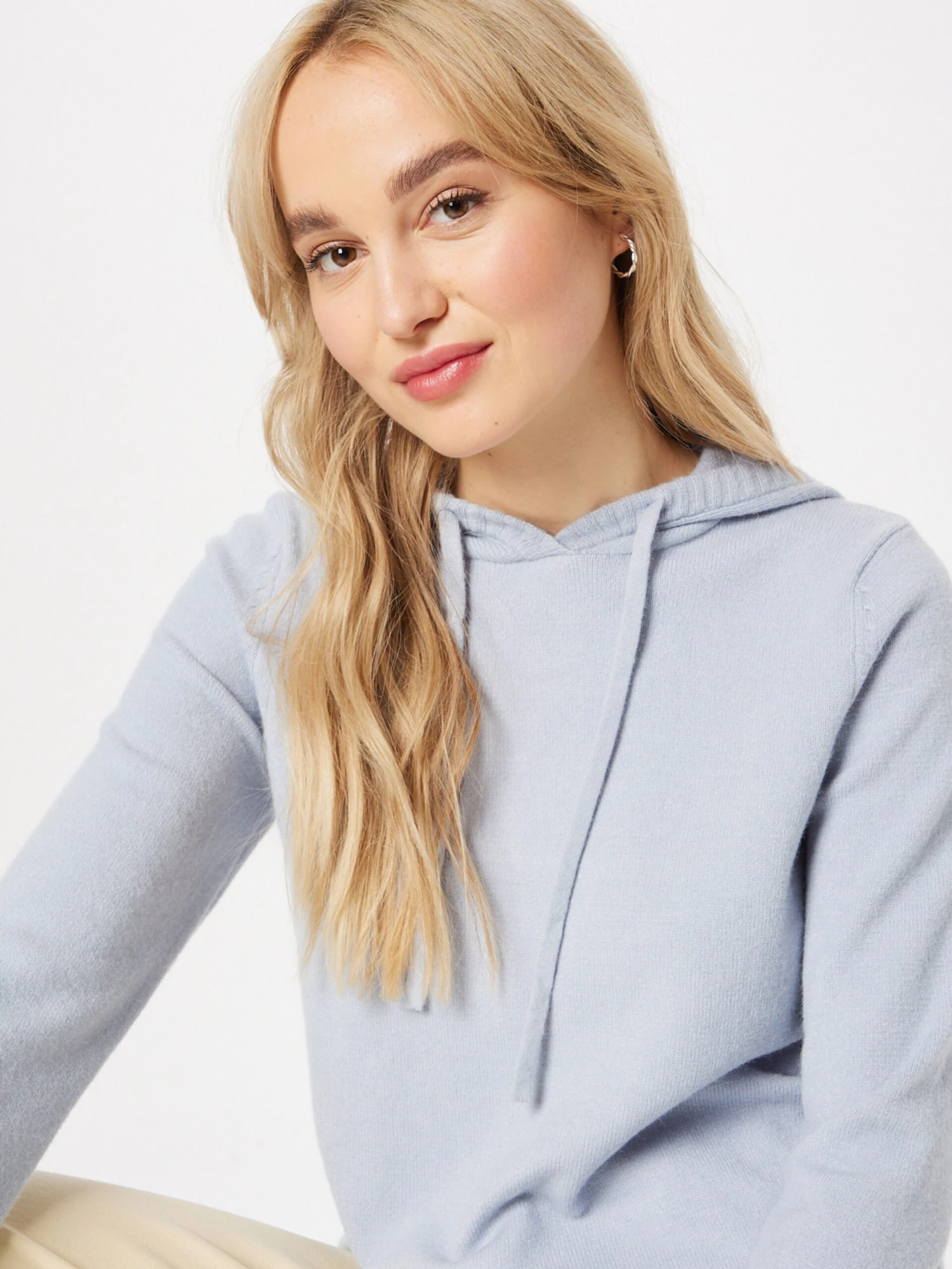 B.young Hoodies Trui NONINA Dames Lichtblauw 4 B.young Hoodies Trui NONINA Dames Lichtblauw - Afbeelding 2