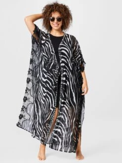 Ponchos & Kimonos Kimono Dames Zwart -Dameskleding Verkoop Winkel aa0303035e5f68fb6908573b88bd9beb